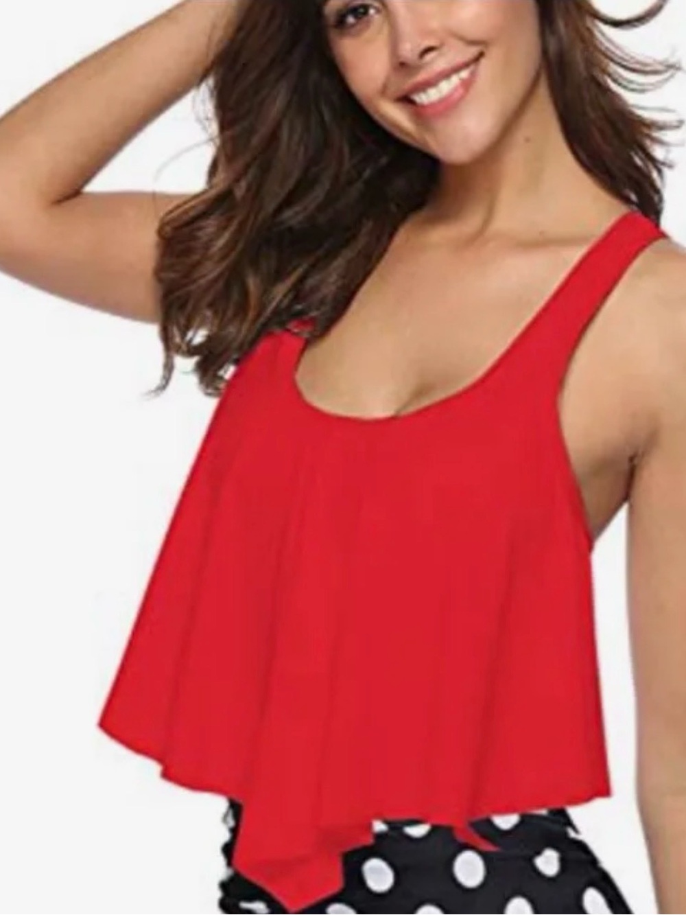 Souqfone Ruffle high waisted Bikini Set